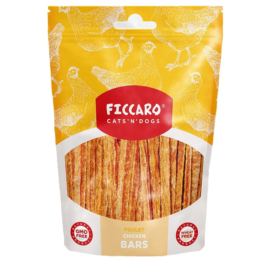 FICCARO Hundesnack Kylling Bars - kyllingebar 100 g